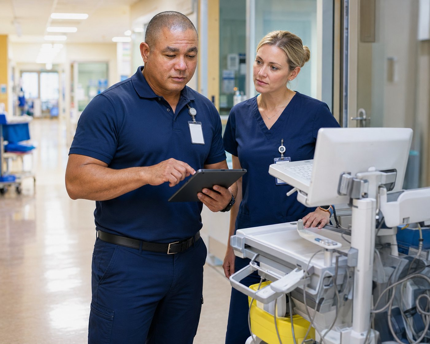 BiomedRx healthcare technology management team delivering amp